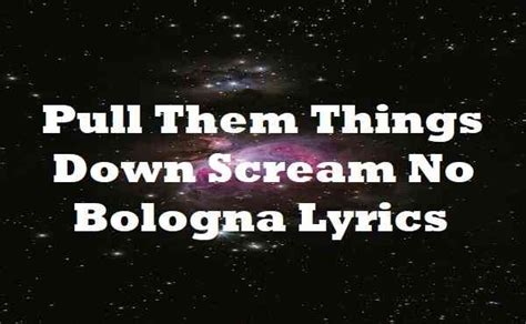 Watch Now : 10+ pull the thong down scream no bologna lyrics …