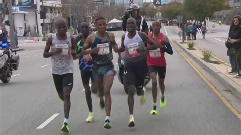 Watch a replay of the L.A. Marathon Finish Line Cam presented by Volvo
