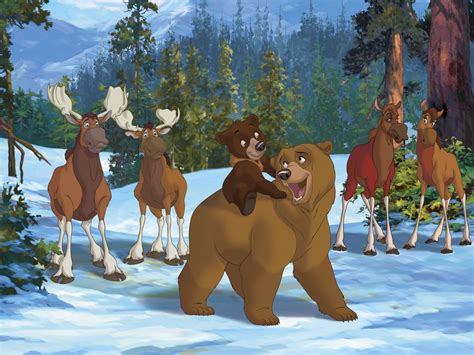 Watch brother bear. In BROTHER BEAR, Kenai (voice of Joaquin Phoenix) is the youngest of three brothers. He is impetuous, careless, and very impatient for the coming-of-age ceremony where he will be assigned a "totem," a symbol that will guide him through life. But he is disappointed by the symbol he receives, a bear, symbolizing love. 