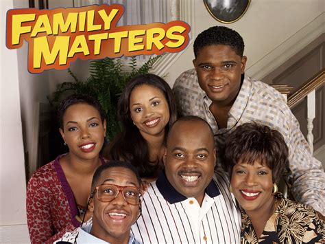 Watch family matters. The Winslow family is a pretty normal family except for one thing, their neighbor Steve Urkel. A genius and klutz, Steve makes some really weird inventions while driving the Winslows insane and having an unrequited crush on Laura, the Winslow's middle child. 