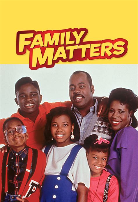 Watch family matters online. There are no options to watch Family Matters for free online today in Canada. You can select 'Free' and hit the notification bell to be notified when show is available to watch for free on streaming services and TV. If you’re interested in streaming other free movies and TV shows online today, you can: 