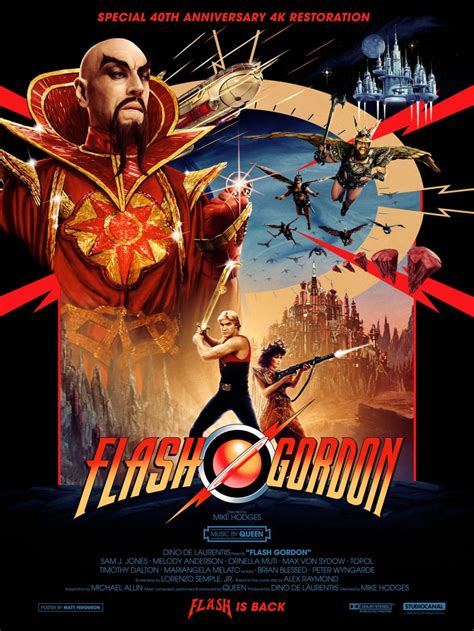 Watch flash gordon. May 7, 2020 ... In honour of the film's 40th anniversary, the undisputed cult classic ⚡Flash Gordon⚡ is newly restored in 4K and Ultra HD and will be ... 