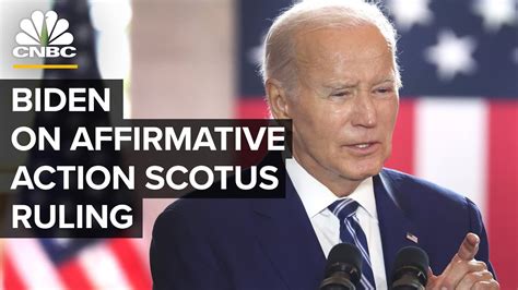 Watch live: Biden delivers remarks on Supreme Court’s affirmative action decision