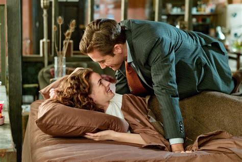  Available on Disney+, Hulu. Jake Gyllenhaal and Anne Hathaway co-star in this sexy, heart-melting romance. When Maggie (Hathaway), a free-spirited young woman who's in the beginning stages of Parkinson's, meets a charming Viagra salesman (Gyllenhaal), the two leap into a no-strings-attached affair. . 