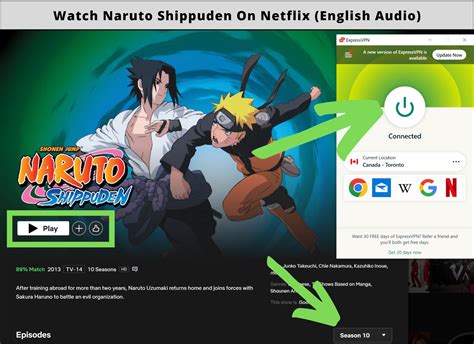 Steps to Stream Naruto Shippuden Dubbed on Netflix from Any Location: Acquire a reliable and Netflix-friendly VPN. NordVPN is a solid choice and currently …. 