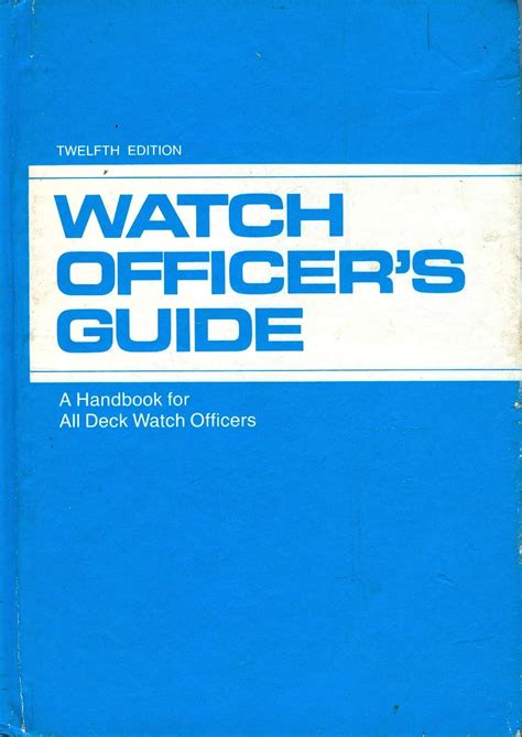 Watch officer s guide a handbook for all deck watch. - Mercedes 1999 clk430 clk 430 new original owners manual case.