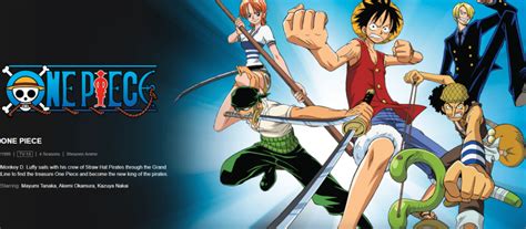 Watch one piece free. Episode 1. 25m. Young Monkey D. Luffy, a pirate himself, runs afoul of other pirates when they attack a cruise ship. Luckily for him, Luffy has the power of rubber. 2. Episode 2. 25m. Coby and Luffy arrive in a town to recruit Zoro. Peering over a wall, they see a young girl and a man approach the captured bounty hunter. 