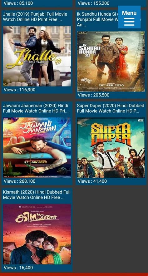 Watch online movie apk. DooFlix is a popular app for streaming Hindi movies and TV shows, with a focus on providing users with high-quality content that can be enjoyed from the comfort of their own home. Download the app, search for the movie or show of your choice, hit the play button, and you are all set. DooFlix provides a limitless source of entertainment ... 