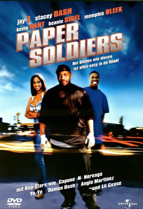 Watch paper soldiers. In this comic look at some would-be gangstas, hip-hoppers Beanie Sigel, Memphis Bleek and Jay-Z are a crew of thieves who take it upon themselves to mentor inept young upstart Shawn — trouble is, the crew itself isn’t exactly a model of finesse. 