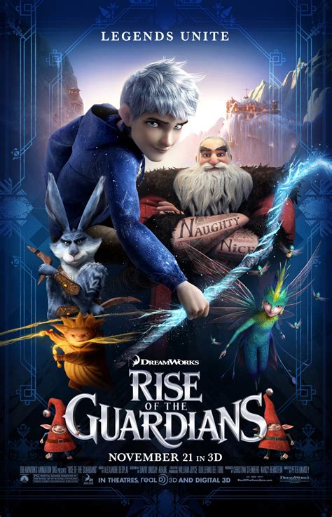 Watch rise of the guardians movie. Aug 3, 2013 · The guardians are all given a twist on their origin, but in the end they are all still the same characters they are in every other portrayal they have, with the addition of a noticeable quirk. Santa is Russian, the Easter Bunny is Australian, the Tooth Fairy is hyperactive and matronly, the Sandman is a monk, and Jack is a boy trying to figure ... 