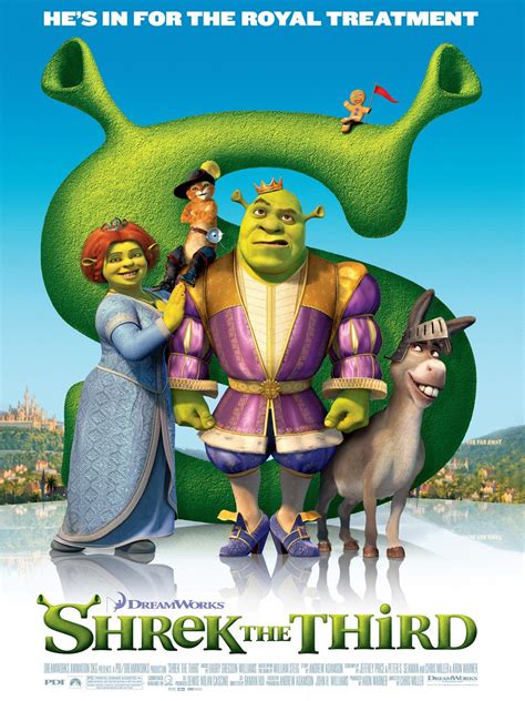 Watch shrek 3. PG. 2007. 1 hr 32 min. 6.1 (330,764) 58. Shrek the Third, released in 2007, is a family-friendly animated movie directed by Chris Miller and Raman Hui. It is the third installment in the Shrek franchise and features the voices of notable Hollywood stars including Mike Myers, Cameron Diaz, and Eddie Murphy. The plot of the movie revolves around ... 