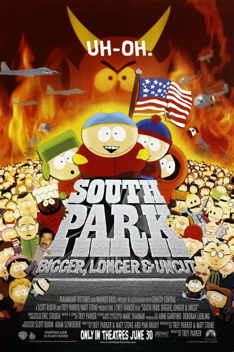 Watch south park film. Recently viewed. South Park: Bigger, Longer & Uncut: Directed by Trey Parker. With Trey Parker, Matt Stone, Mary Kay Bergman, Isaac Hayes. When Stan Marsh and his friends go see an R-rated movie, they start cursing and their parents think that Canada is to blame. 