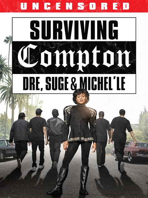 Where to watch Surviving Compton: Dre, Suge & Michel'le. Is it on Netflix, Amazon, Hulu, HBO Max, Disney+? Can you watch for free? Trailers, reviews & more. ... Type in any movie or show to find where you can watch it, or type a person's name. Surviving Compton: Dre, Suge & Michel'le. Movie. 2016. 1h 27m. English. Drama. User Score: ….