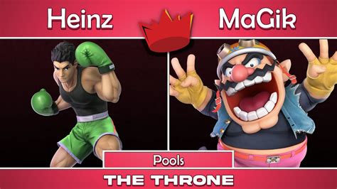 Watch the throne ssbu. Miya, the Game & Watch considered the new #2 ranked player in the world, will be looking to keep up his momentum, but it won’t be easy. French Wario Glutonny has been on a tear himself and could ... 