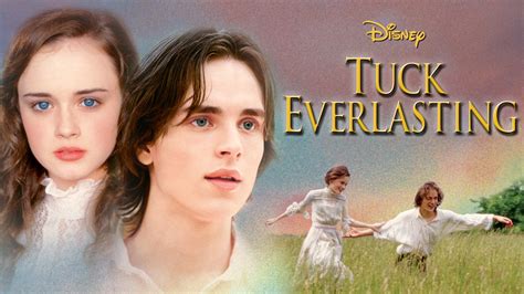 Watch tuck everlasting. Analysis. The man in the yellow suit looks around for a minute before addressing Winnie and telling her she's safe. Winnie thinks that there's something suspicious and unpleasant behind the man's expressionless face. Angus explains that they were going to bring Winnie home themselves. The man tells Angus to sit down and listen to what he has to ... 