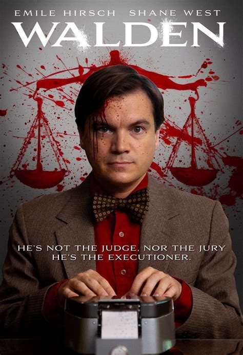 Watch walden 2023. 2023 TVMA horror thriller. Walden Dean is a stenographer who's witnessed all types of injustices in the courtroom. After learning that he's terminally ill, his repressed anger starts to surface as he takes justice into his own hands in the most gruesome ways imaginable. Streaming on Roku. Emile Hirsch, Shane West, Kelli Garner … 