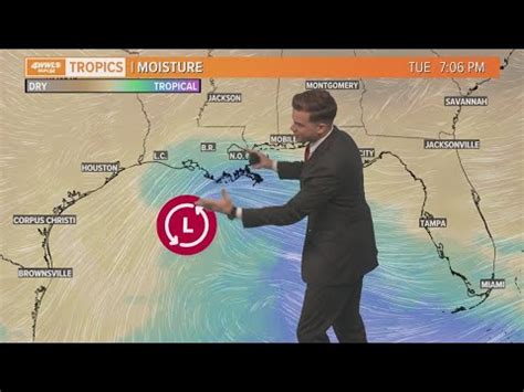 Watching the Gulf: tropical low could bring rain