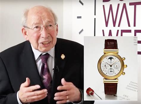 Watchmaker Kurt Klaus Recounts the History of the IWC Perpetual