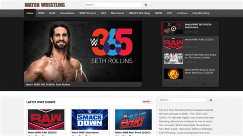 Watchwrestlingwtf. Watch WWE Shows LIVE & Full Show Replay Free. Watch Online or Download all WWE Shows Free in HD & HDTV Quality at 123wrestling.com 