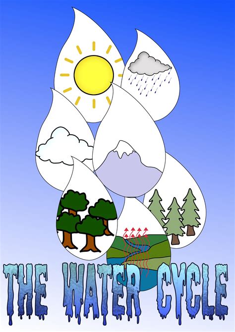 Water Cycle Book maker, Diagram and Cycling