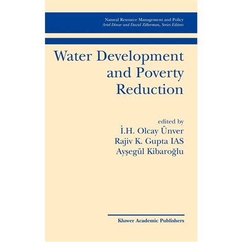 Water Development And Poverty Reduction 1st Edition Reprint