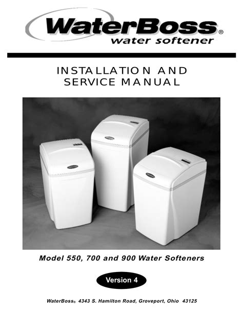 You can also read about user manual, Water boss s