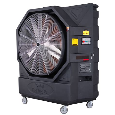 Water cooling fan. Jun 23, 2021 ... Misting fans blow water into the air intermittently and this water helps to cool the air when it evaporates. These fans might look like a ... 