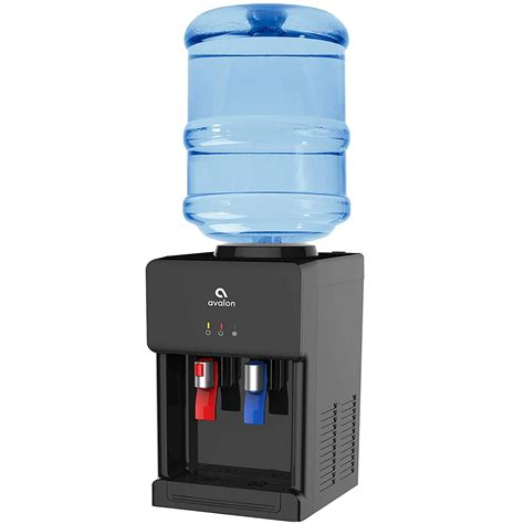 Water dispenser home. Product Description. Provide hot, cold and room-temperature water with this Frigidaire water dispenser. The cooler holds either a 3-gal. or 5-gal. bottle, letting you choose the size you need, and its bottom-loading configuration eliminates the need to lift and flip heavy containers. 