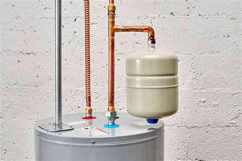 Water heater expansion tanks. Step 4: Install the Expansion Tank. Place the unit above the pipe that supplies cool water to make it close to the heater. Mark a spot on the wall and drill some holes for the mounting pipes. Screw-in the expansion tank and attach the cold water supply line. 