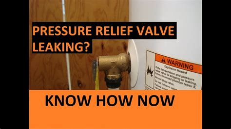 Water heater leaking from relief valve. Water around your water heater or water dripping from the pressure relief valve is a sign of trouble. You should never ignore water leaking from the pressure … 