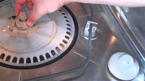 Water in bottom of dishwasher. If there’s water in the bottom of the dishwasher it could be because of a dirty filter or drain basket, clogs in the drain hose, a blocked drain, or a closed-off air gap. … 