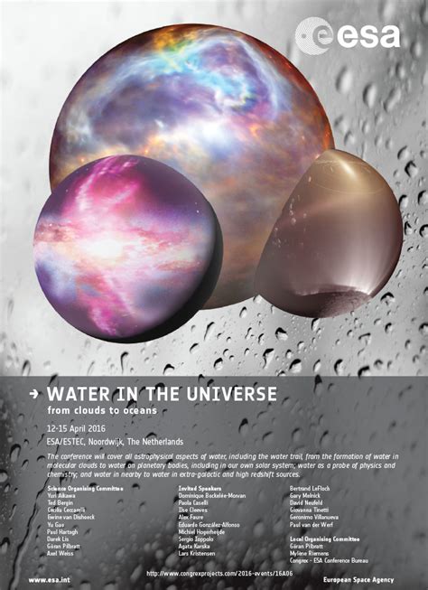 Water in the Universe: From Clouds to Oceans - cosmos.esa.int