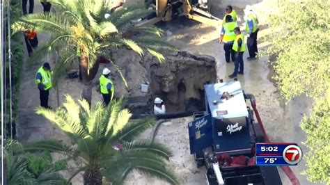 Water main break in Coral Gables leads to road closure
