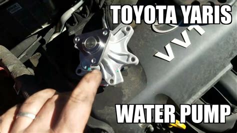 Water pump toyota yaris manual repair. - Nissan pulsar cj i workshop manual.