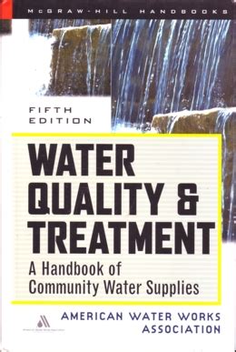 Water quality and treatment a handbook of community water supplies. - Mr coffee iced tea maker manual.