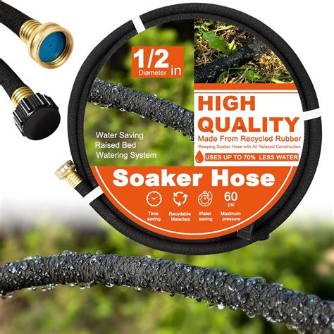 Water right soaker hose 50 ft.  Great Customer Service.  Soaker Water Hose explains to unders...