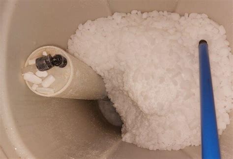 Water softener salty water. BEST BANG FOR THE BUCK: Pro Products Rust Out Water Softener Cleaner. BEST NATURAL: Diamond Crystal Solar Naturals Salt Crystals. BEST LIGHTWEIGHT: Morton Clean and Protect Water Softener Pellets ... 