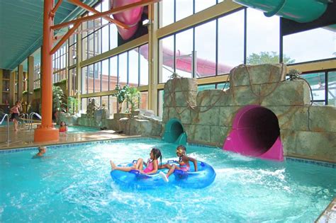 In Wisconsin, some of the best indoor parks can be found in Sheboygan and Wisconsin Dells. Blue Harbor Resort in Sheboygan boasts a 54,000-square-foot entertainment area and water park, while Wisconsin Dells is home to several indoor water parks, including Wilderness Resort and Kalahari Resort. In Illinois, there are also several indoor water .... 