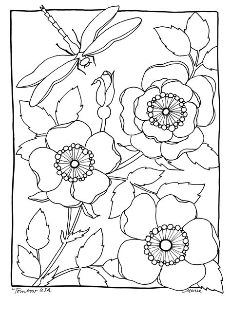 Watercolor Coloring Sheets