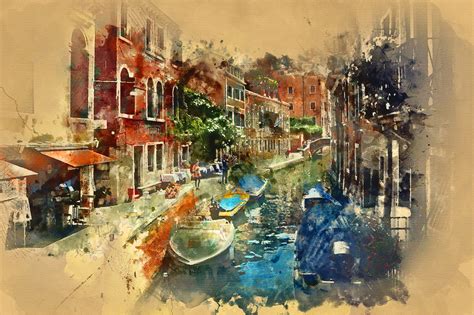 Watercolor Photoshop Action by sevenstyles