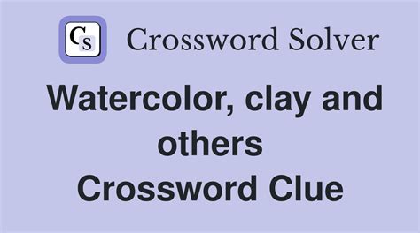 The Crossword Solver found 30 answers to "Opaque watercolor technique", 7 letters crossword clue. The Crossword Solver finds answers to classic crosswords and cryptic crossword puzzles. Enter the length or pattern for better results. Click the answer to find similar crossword clues.