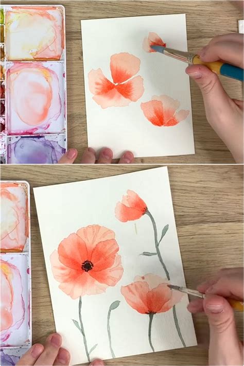 Watercolour painting tutorial. Watercolor tutorials to inspire and help you on your watercolor journey. 