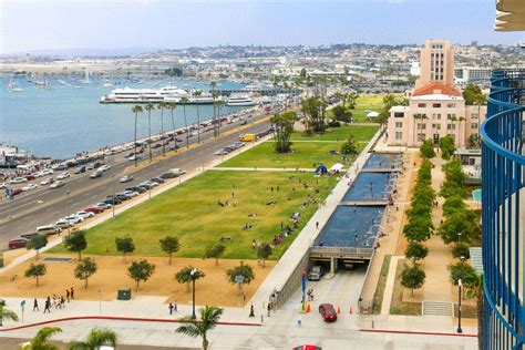 Waterfront park san diego. Most visitors to Waterfront Park park in the metered spots on N. Harbor Drive. There are approximately 50 spots, including two (2) accessible spots. All the spots are 2 hours, Monday-Saturday from 8am … 