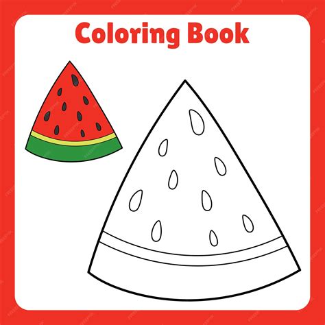 Watermelon Coloring Book