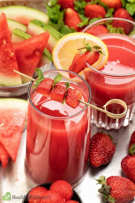 Watermelon Strawberry Juice: A Refreshing and Nutritious Summer Treat