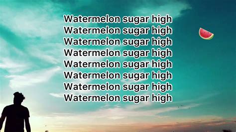 Watermelon sugar lyrics. Things To Know About Watermelon sugar lyrics. 