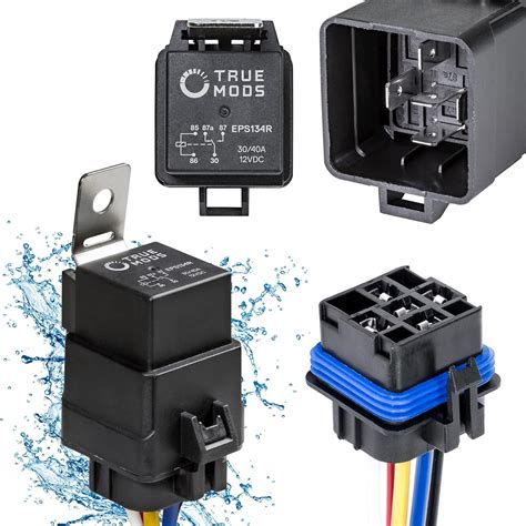 You’ve worked hard on your project, protect it with waterproof relays. The Right Tool for the Job. Bosch-style relays are the standard relay in custom wiring projects and many stock automotive, marine, and machine circuits. These 12V 5-pin relays are rated to handle 60A on normally closed pin 87a and 80A on normally open pin 87.