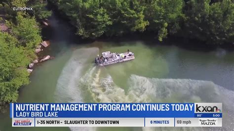 Watershed Protection continues treatment of Lady Bird Lake for blue-green algae