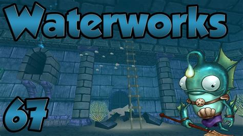 Waterworks is only available to Legendary Wizards (or higher) and becomes accessible from the quest You Go First... . Two "Cheating" Bosses are encountered in Waterworks: Luska Charmbeak and Sylster Glowstorm. Both of these Bosses drop Level 60 Hats, Robes, and Boots.. 