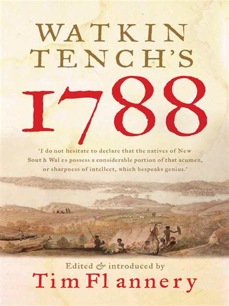 Read Watkin Tenchs 1788 By Watkin Tench